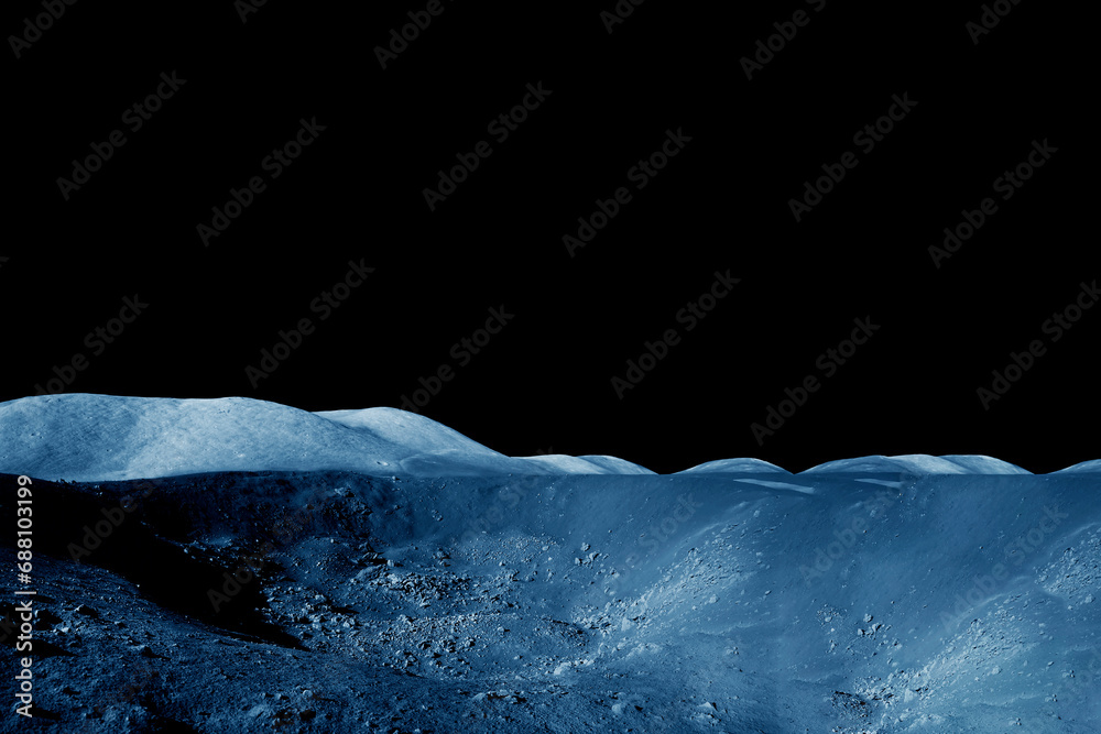 Canvas Prints surface of the moon. elements of this image furnished by nasa