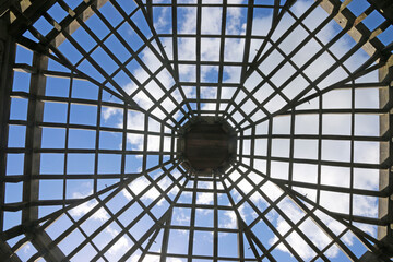 Roof of Hampstead Pergola in London