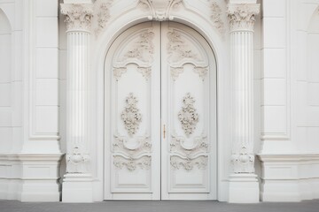 Classic Design, door, white, wooden, elegance