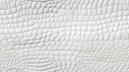 Seamless pattern with white reptile skin scales texture. - obrazy, fototapety, plakaty