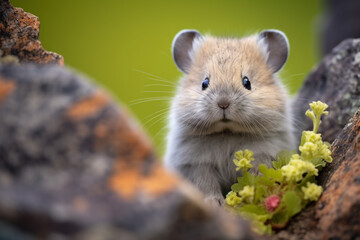 hamster in the grass, hamster in the garden, Djungarian hamster 