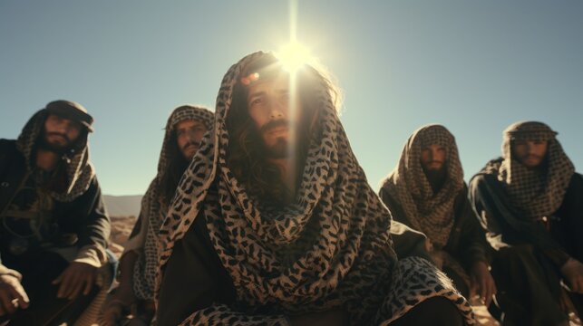 Arabian desert bedouins