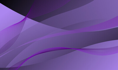purple lines wave curves smooth gradient abstract background