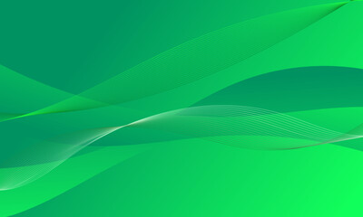 green lines wave curves soft gradient abstract background
