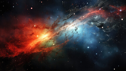 Obraz premium Cosmic nebulae in the universe