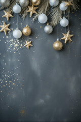 merry christmas decoration background wallpaper invitation gift card