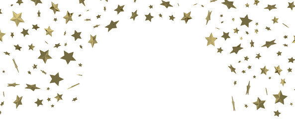 Starry Christmas Cascade: Radiant 3D Illustration Showcasing Falling Holiday Starlight Streams