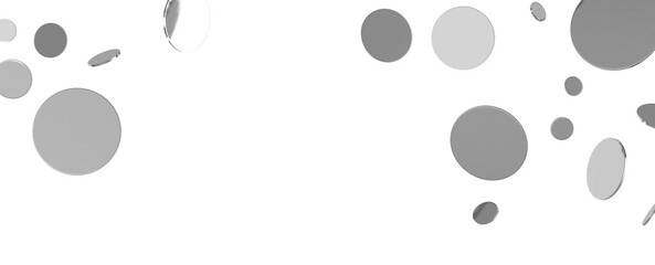 Glittering silver  confetti png. Glittering silver  confetti falls from above on transparent background. Celebrate festivals.