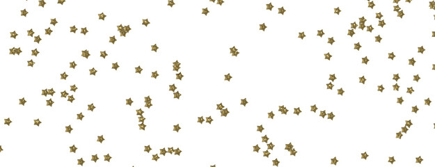 Fototapeta premium Stellar Christmas Symphony: Exquisite 3D Illustration of Falling Stars in Harmonious Motion for the Holidays