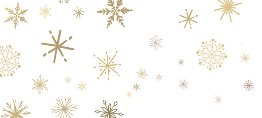 Snowflake Dance: Radiant 3D Illustration Showcasing Falling Christmas Snowflakes in Harmony