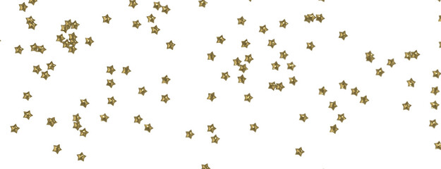 Stellar Symphony: Embark on a Visual Journey with 3D Gold Stars Rain