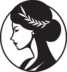 Glamorous Grace Beauty Silhouette Feminine Allure Femme Symbol