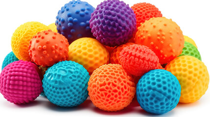 Sensory balls for kids, textured plastic multi ball set for babies and toddlers, colorful soft
