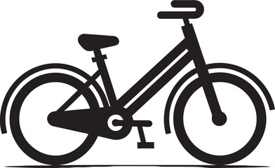 Pedal Progression Iconic Bike Image Urban Trails Bicycle Vector Emblem