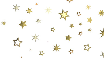 Plummeting Christmas Sparkles: Captivating 3D Illustration of Descending Holiday Star Glitters