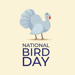 Flyers honoring National Bird Day or promoting associated events might utilize National Bird Day vector graphics. design of flyers, celebratory materials.