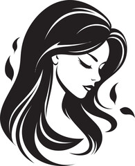 Charm and Chic Womans Icon Radiant Elegance Beauty Emblem