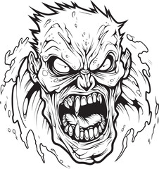 Abyssal Horror Sinister Lineart Creature Mark Creeping Dread Creepy Lineart Monster Illustration