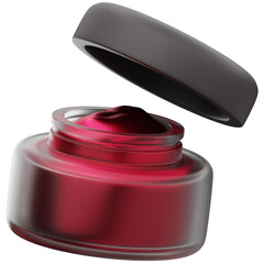 Cosmetics 3d icon. Perfect look and beauty. Isolated icons, objects on a transparent background