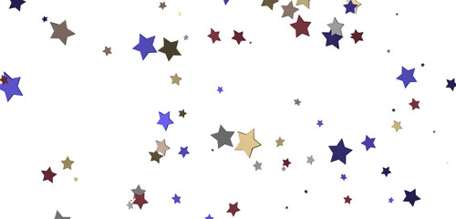 Celestial Downpour: Experience the Marvel of a 3D Gold Stars Rain