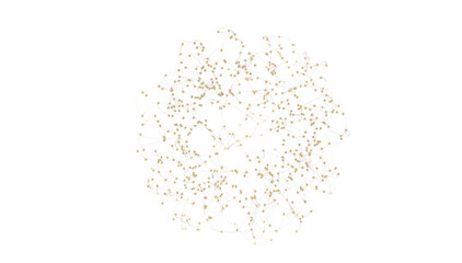 Abstract digital background of points and lines. Glowing plexus. Big data. Network or connection.