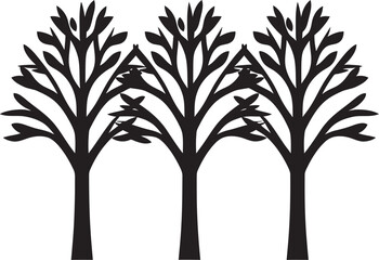 Benevolent Boughs Tree Logo Design Silent Sentinels Tree Iconic Image