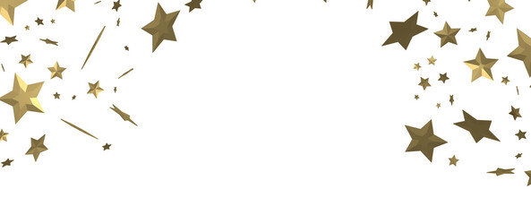 XMAS Stars - Festive christmas card. Isolated illustration white background. -