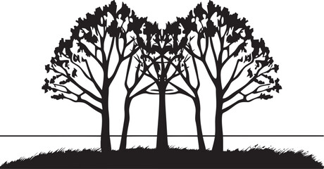 Branching Brand Tree Emblem Logo Natures Identity Logo Tree Icon