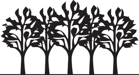 Verdant Symbol Iconic Logo Tree Organic Insignia Vector Tree Logo