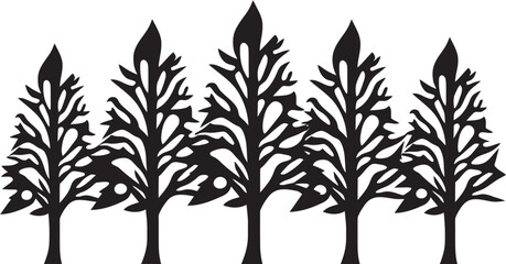 Arbor Impression Tree Icon Logo Leaf Badge Vector Logo Tree