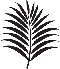 Swaying Palms Emblematic Logo Design Exquisite Tropics Leaf Icon Vector Logo