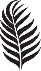 Exquisite Tropics Leaf Icon Vector Logo Palmyra Vision Iconic Palm Leaves Logo