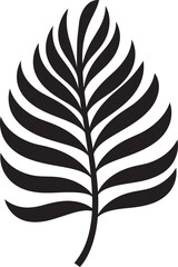 VerdeVision Striking Leaf Vector JungleFinesse Elegant Palm Leaf Logo
