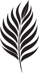 Obraz premium TropicalRadiance Bright Vector Logo FoliageFusion Artistic Leaf Icon