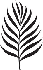 TropicOpulence Lavish Leaf Vector PalmTranquility Calming Icon Design