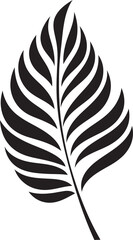 LeafyLuxe Elegant Iconography PalmWhisper Subtle Leaf Vector