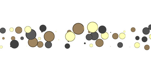 gold  Bliss: Exquisite 3D Illustration of Blissful gold Confetti