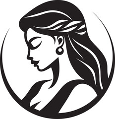 Classic Radiance Femme Fatale Emblem Stylish Serenity Cosmetic Icon