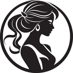 Glowing Grace Womanly Charm Mesmerizing Elegance Beauty Symbol