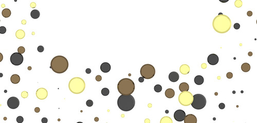 gold  Bliss: Exquisite 3D Illustration of Blissful gold Confetti