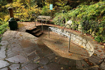 Kneippbecken am Albstausee bei Sankt Blasien
