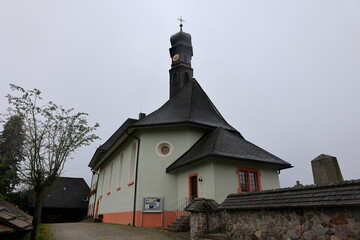 Fototapeta na wymiar Gebäude der Kirche in Ibach bei Todtmoos