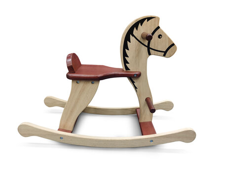Wooden rocking horse PNG transparent