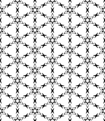 Naklejka premium Black seamless abstract pattern. Overlay for background and backdrop. Ornamental design. PNG graphic illustration with transparent background.