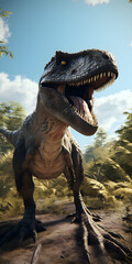 Realistic Dinosaur Illustration