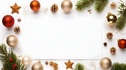 Christmas Background with Empty Space