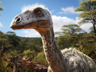 Abwaschbare Fototapete Dinosaurier Gallimimus dinosaurus