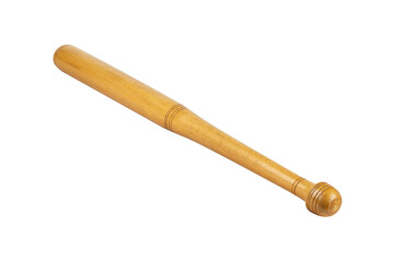 wooden baseball bat isolated from background