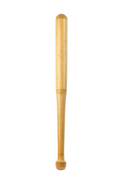 wooden baseball bat isolated from background
