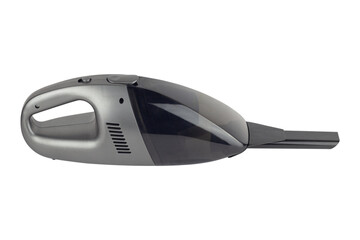 car vacuum cleaner, portable car vacuum cleaner isolated from background © Nikolay